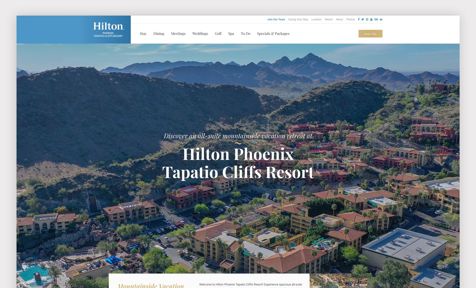 Hilton Phoenix Tapatio Cliffs detail 2
