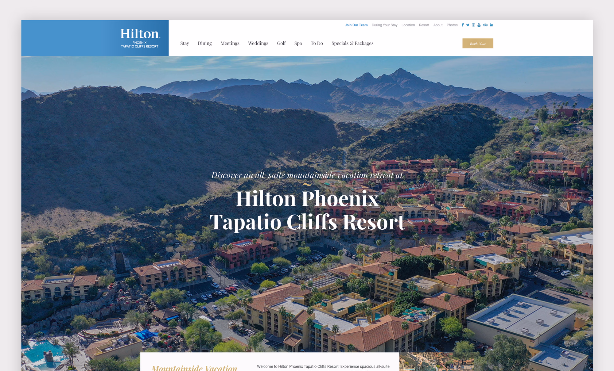 Hilton Phoenix Tapatio Cliffs detail 2